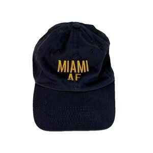 MIAMI AF‎ DAD HAT CAP BLUE ADJUSTABLE FLORIDA BASEBALL STYLE